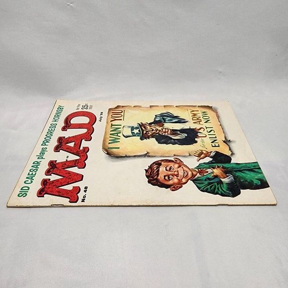 MAD‎ Magazine #48 July 1959 EC Comics "I Want You" Army Enlist Cover VG Fine - Picture 3 of 5